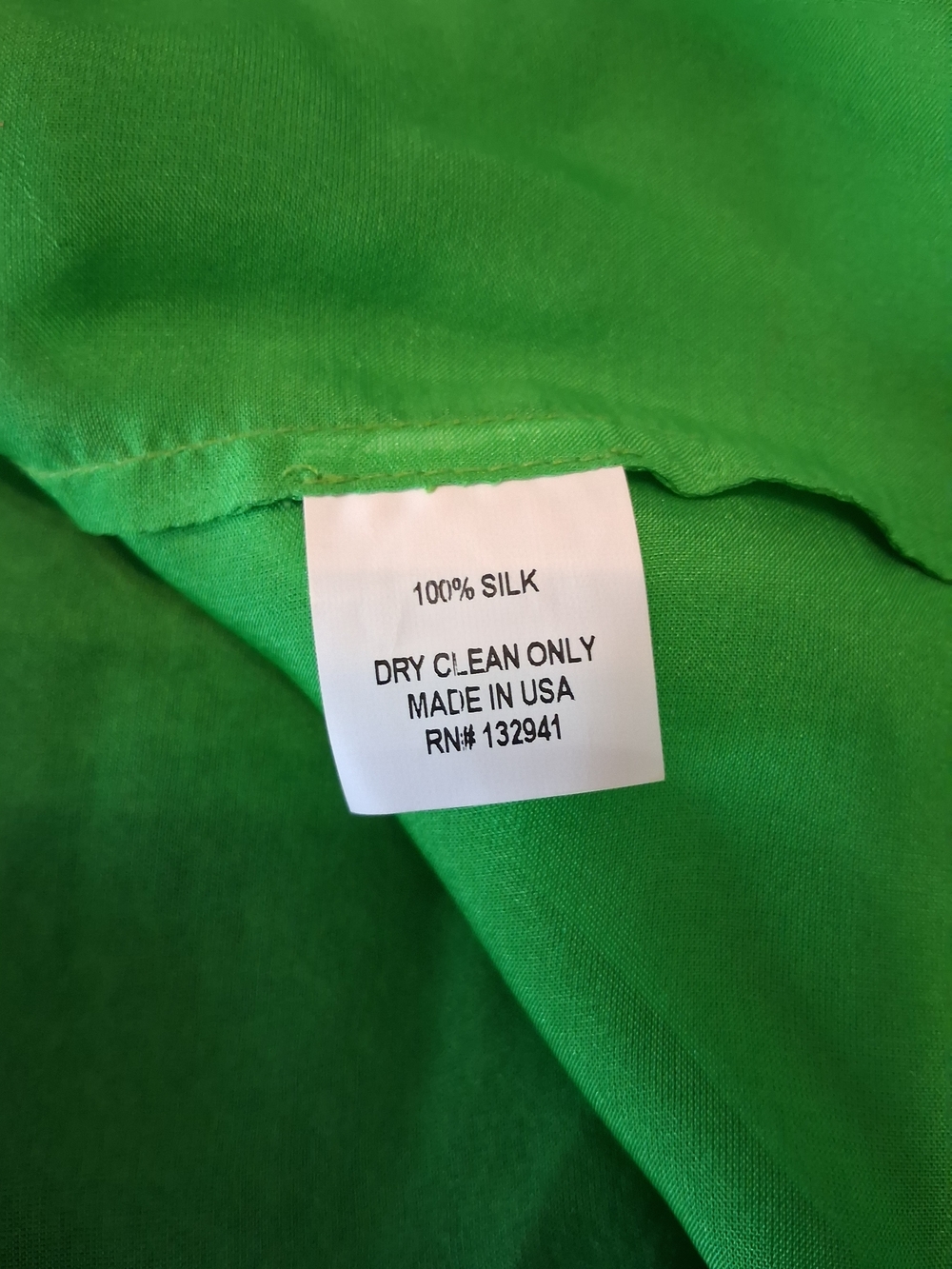 Amanda Uprichard Silk Tie Front Blouse Green Balloon Sleeve Crop Top S Chic - Picture 6 of 11